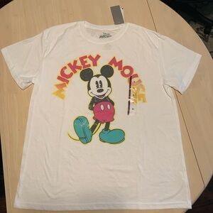 Disney White Mickey Mouse Tee